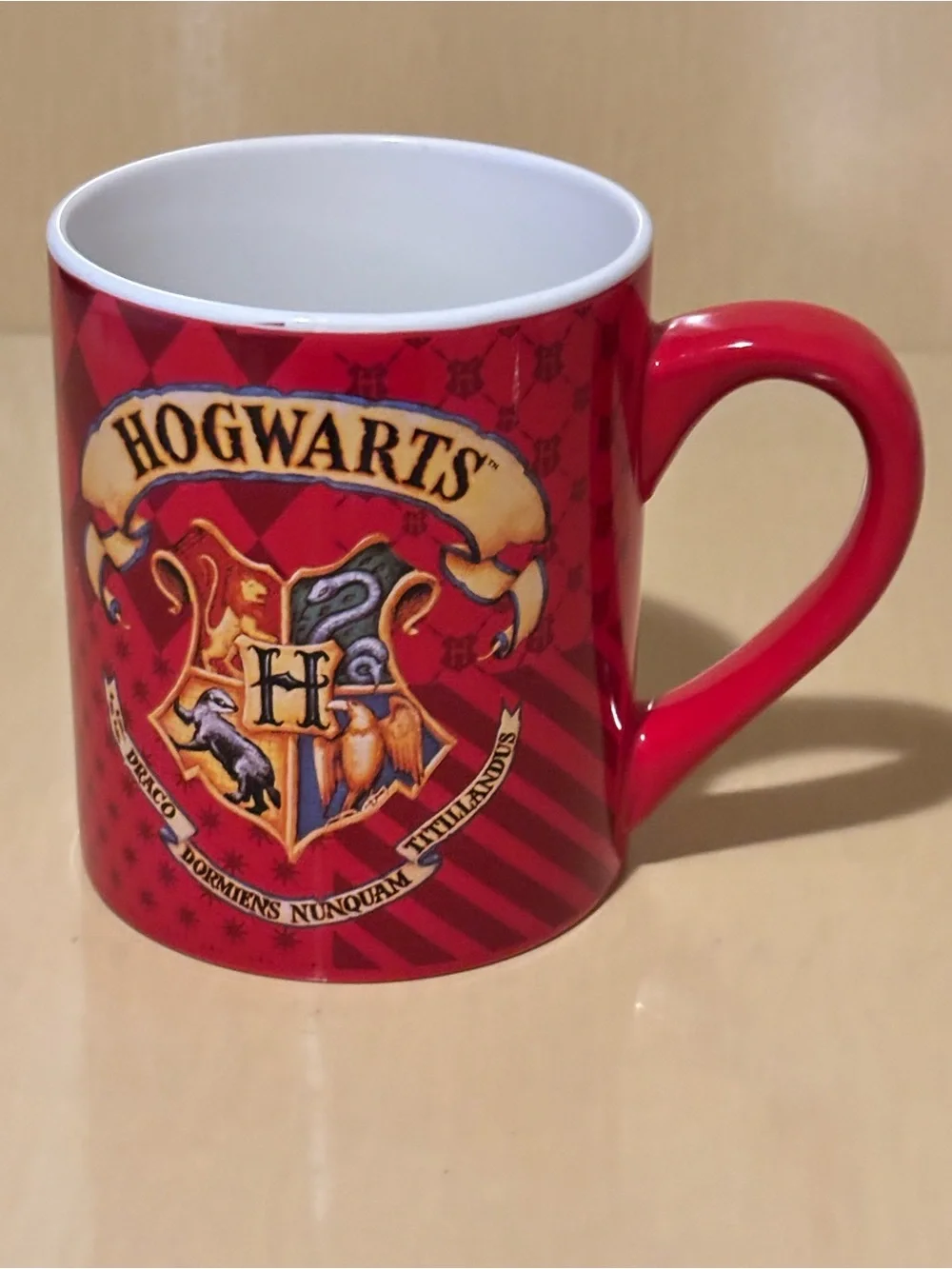 Harry Potter Hogwarts Red Orange Ceramic Mug